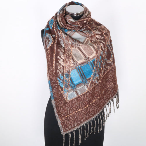 Jennifer Boiled Wool Scarf Wrap - Wholesale