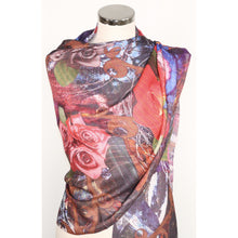 Scarf With Digital Floral Print