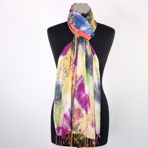 Tatum Scarf - Tie Dye Effect