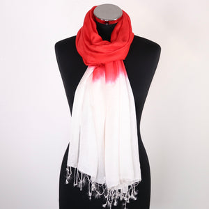 Two tone scarf