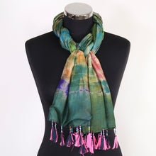 Sabrina Pure Silk Tie Dye Design Scarf