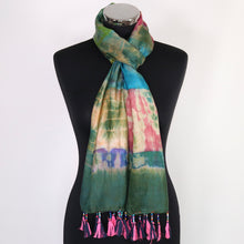 Sabrina Pure Silk Tie Dye Design Scarf